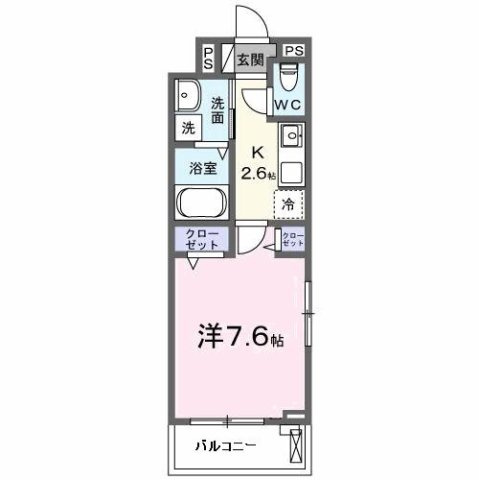 ヌーヴェル　ラ　ヴィの間取り