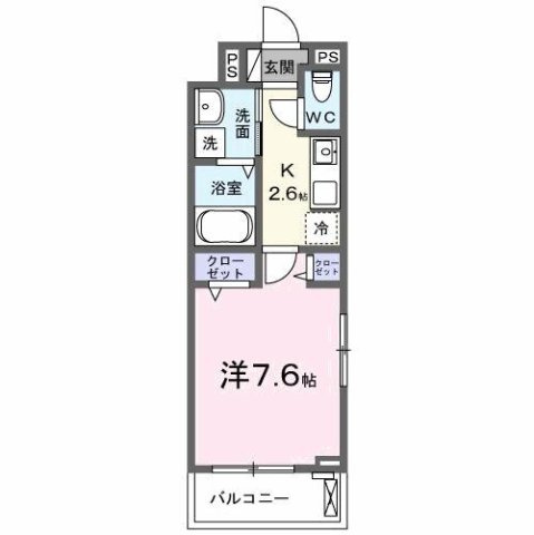 ヌーヴェル　ラ　ヴィの間取り