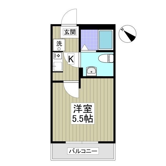 レジデンスウエスト淵野辺の間取り