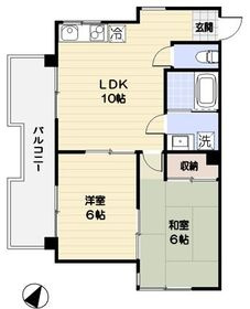 シャルール相模の間取り