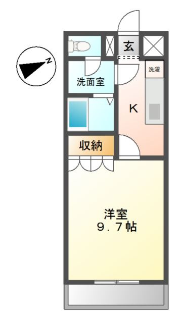 ハイツコスモスの間取り