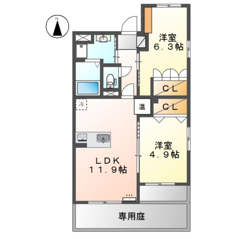 ディアコートの間取り