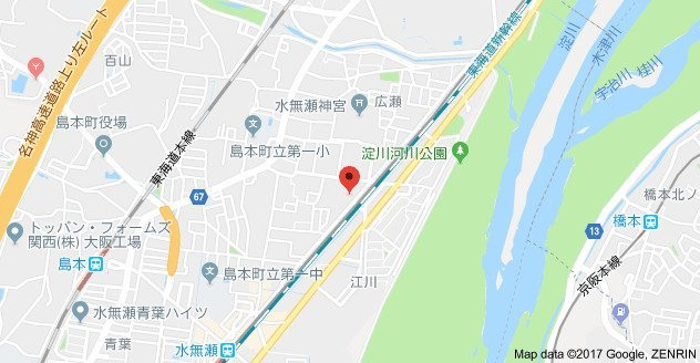グリーンアベニュー山岡の地図