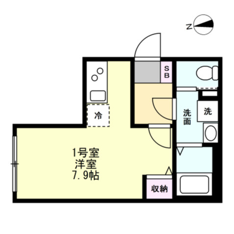 ベイルームルナ橋本の間取り