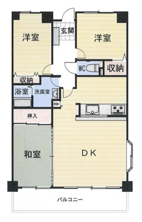 ライオンズマンション和歌山紀伊の間取り