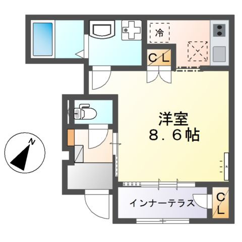 ヌイ　マーリエの間取り