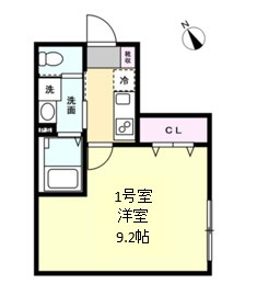 ベイルーム相模原清新セレーナの間取り