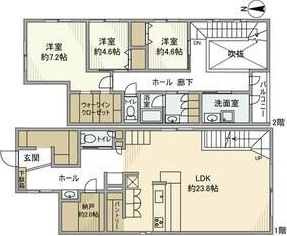 【間取り】 | 片坂町2丁目戸建