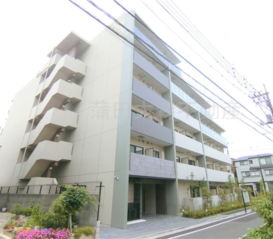 ラフィスタ蒲田南Ⅱの外観|2021年2月築　RC鉄筋コンクリート造地上6階建て1K～1LDK総戸数82戸　東京都大田区西六郷1丁目　京急本線雑色駅最寄り！インターネット無料ペット可分譲賃貸マンション