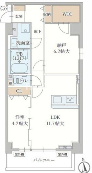 【間取り】 | Le Mob*i 天神橋