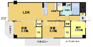 【間取り】 | シャルレ4番館