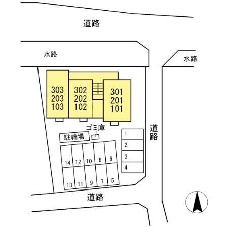 ハーベストの区画図