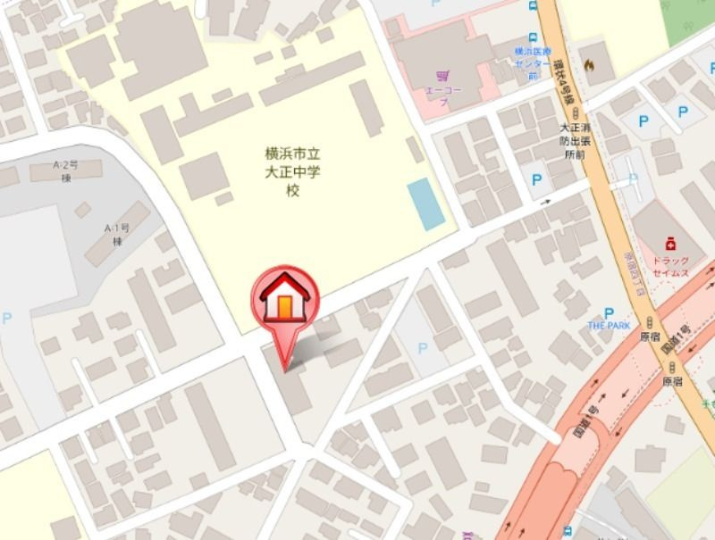 エーデルハイム原宿の地図