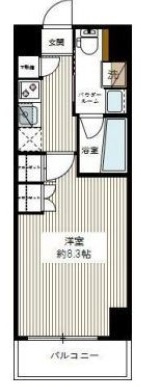 AXAS墨田AsylCourtの間取り|間取りです。