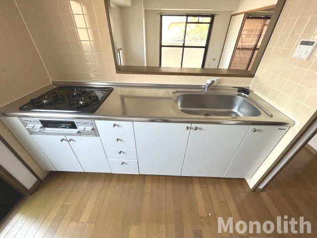 カルム長堀のキッチン