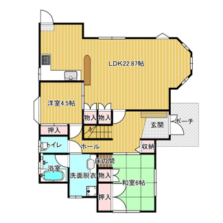 【間取り】 | １階間取り