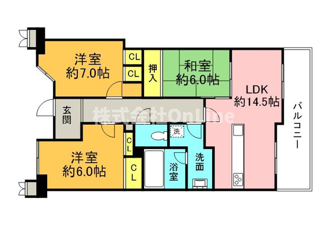 【間取り】 | レックス八尾山本