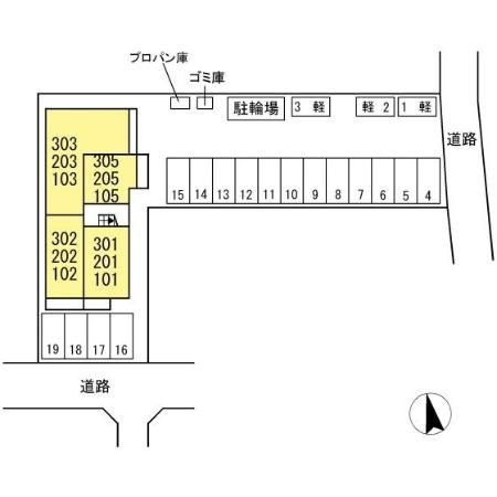 イルクオーレの区画図