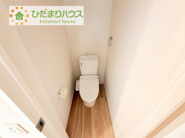 【トイレ】 | つくば市東光台2期　新築戸建　1号棟 | トイレは1F、2F共に完備！取り合いになることがありませんね(^^)/