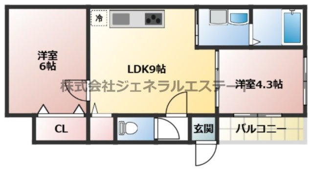 【間取り】 | エクラス野崎