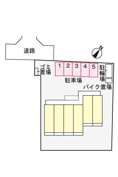 フィオーレ三鷹台の区画図