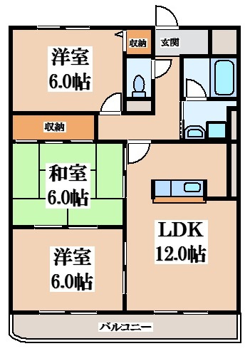 【間取り】 | グランドールＹ