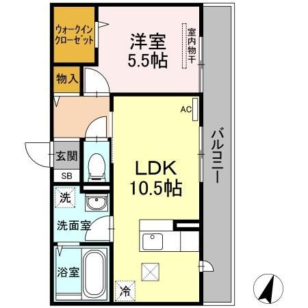 メナージュの間取り