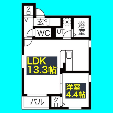 レソール上飯田の間取り