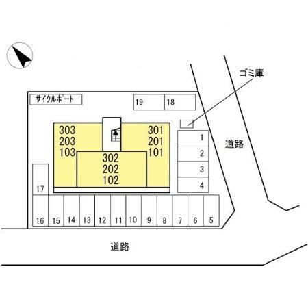 アレグリアの区画図