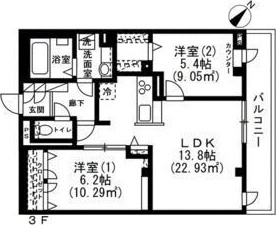 T-HAUS 鉢山の間取り