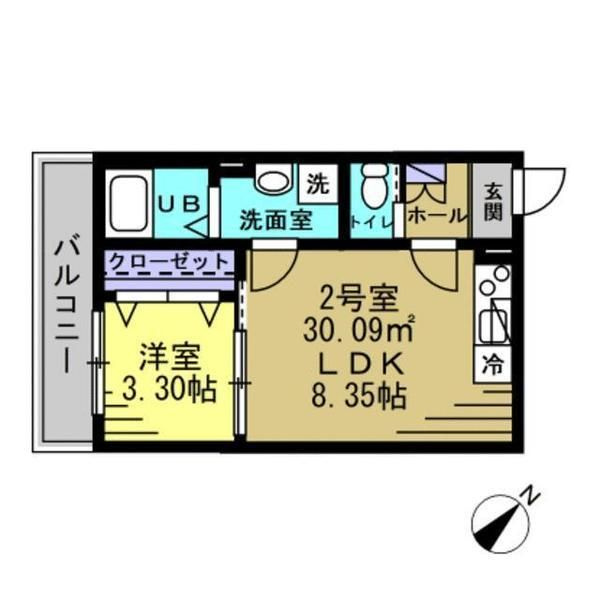 AJ南柏SouthⅠの間取り