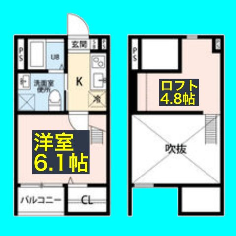 プレジール　黄金(プレジールコガネ)の間取り