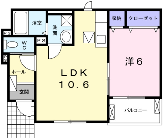 サニースクエア1の間取り