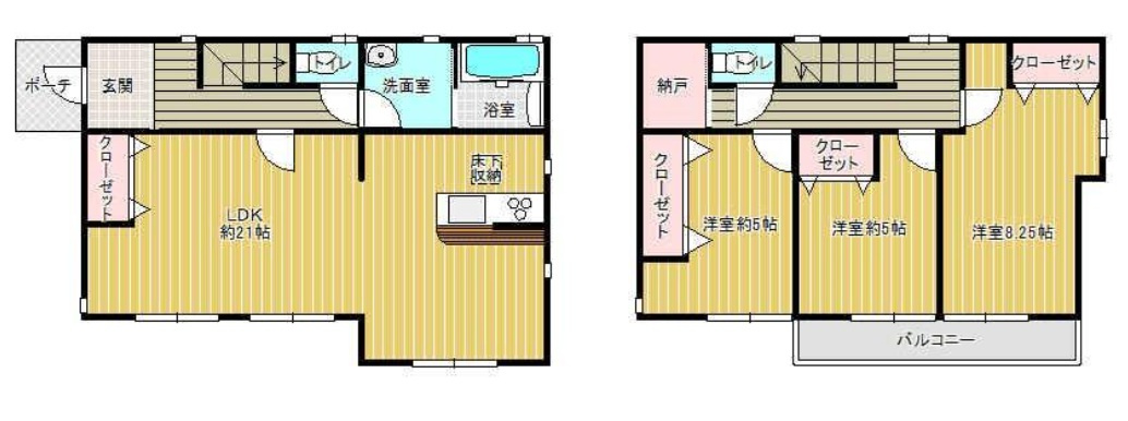 市原市光風台５丁目の間取り