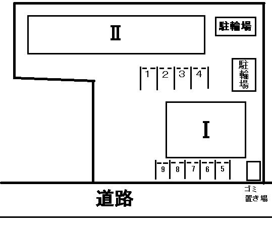 ヴァンヴェール深大寺　Ⅰの駐車場