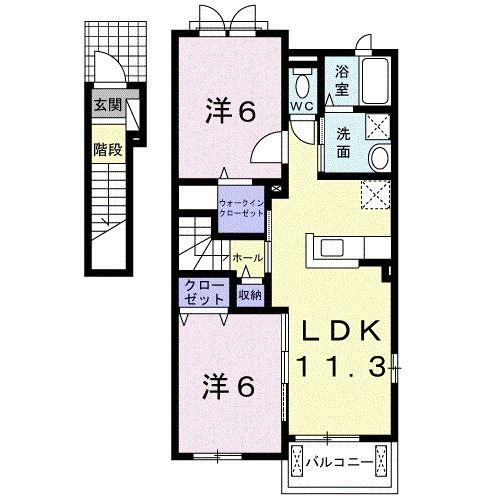 ヴァンヴェール深大寺　Ⅰの間取り