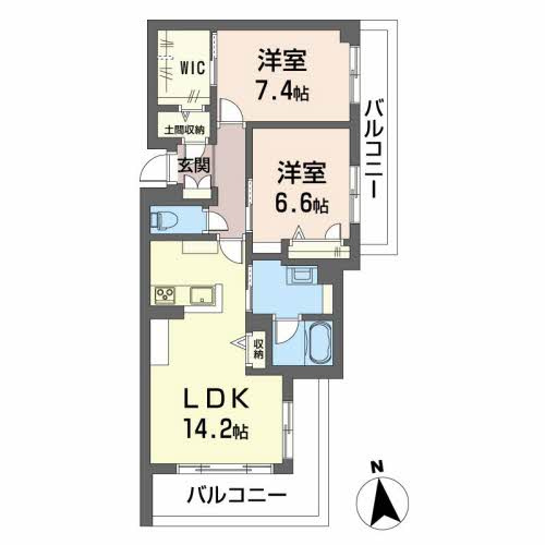 クロムノワール の間取り