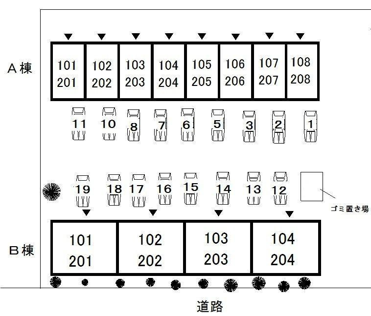 ハス　ニューハウンの区画図