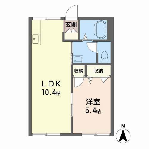 チューリップハイツ　Ａ棟 の間取り