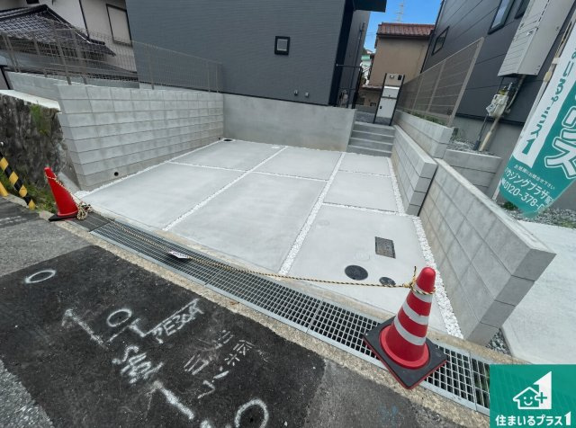 神戸市北区緑町　第3期　新築一戸建ての駐車場|駐車スペース！散水栓があるので、こまめに愛車を洗えます！