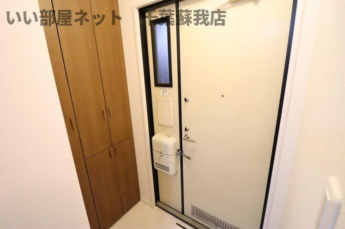 ウィステリアおゆみ野　Ｆの玄関|きれいな玄関です