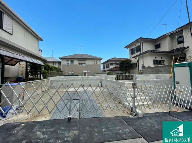 神戸市北区惣山町　新築一戸建ての外観|現在建築中！落ち着いた街並みで新生活を始めることが出来そう！周辺の物件も併せてご紹介させて頂きます！