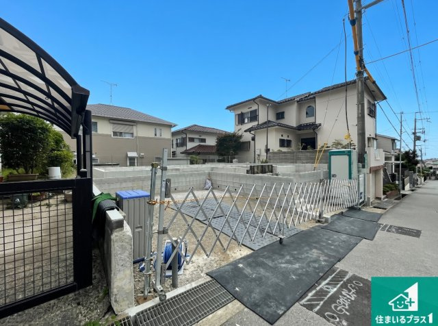 神戸市北区惣山町　新築一戸建ての外観|現在建築中！落ち着いた街並みで新生活を始めることが出来そう！周辺の物件も併せてご紹介させて頂きます！