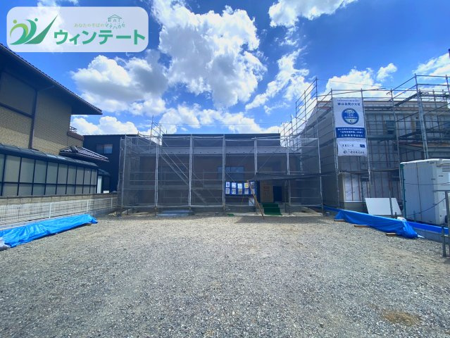 LiveleGarden.S古河中田第4の外観|現地写真です。敷地面積348.83㎡（105.52坪）とゆとりの広さ。日当たりや風通しはぜひ現地でご確認ください。