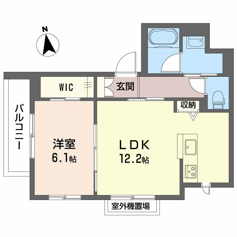 フルールＫ の間取り
