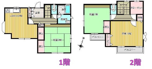 千葉市中学校大森町の間取り