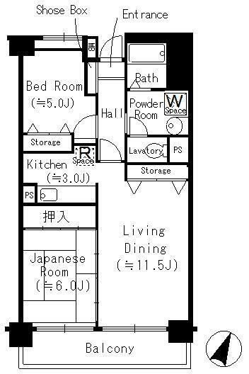 クリケットヒル富ヶ谷の間取り