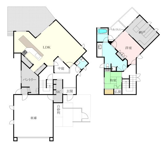 白水台6丁目戸建の間取り