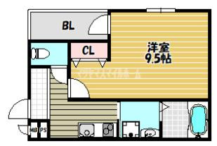 【間取り】 | フジパレス住道Ⅱ番館