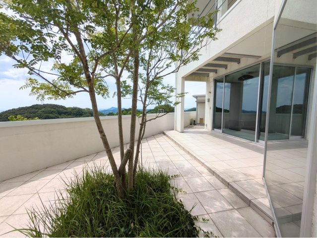 白水台6丁目戸建の庭